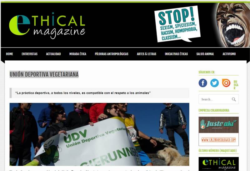 ethical magazine udv